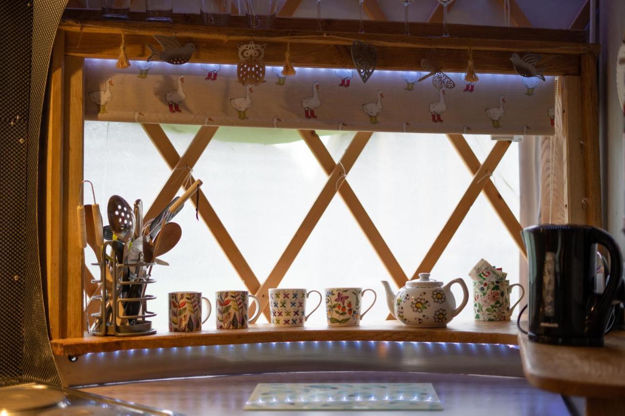 Wall Eden Farm - Luxury Log Cabins And Glamping Highbridge Buitenkant foto